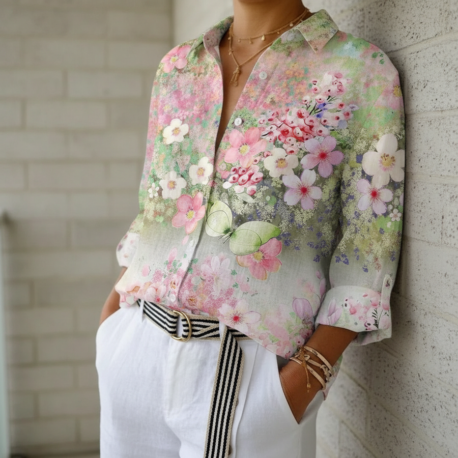 Leura - Floral Boho Blouse