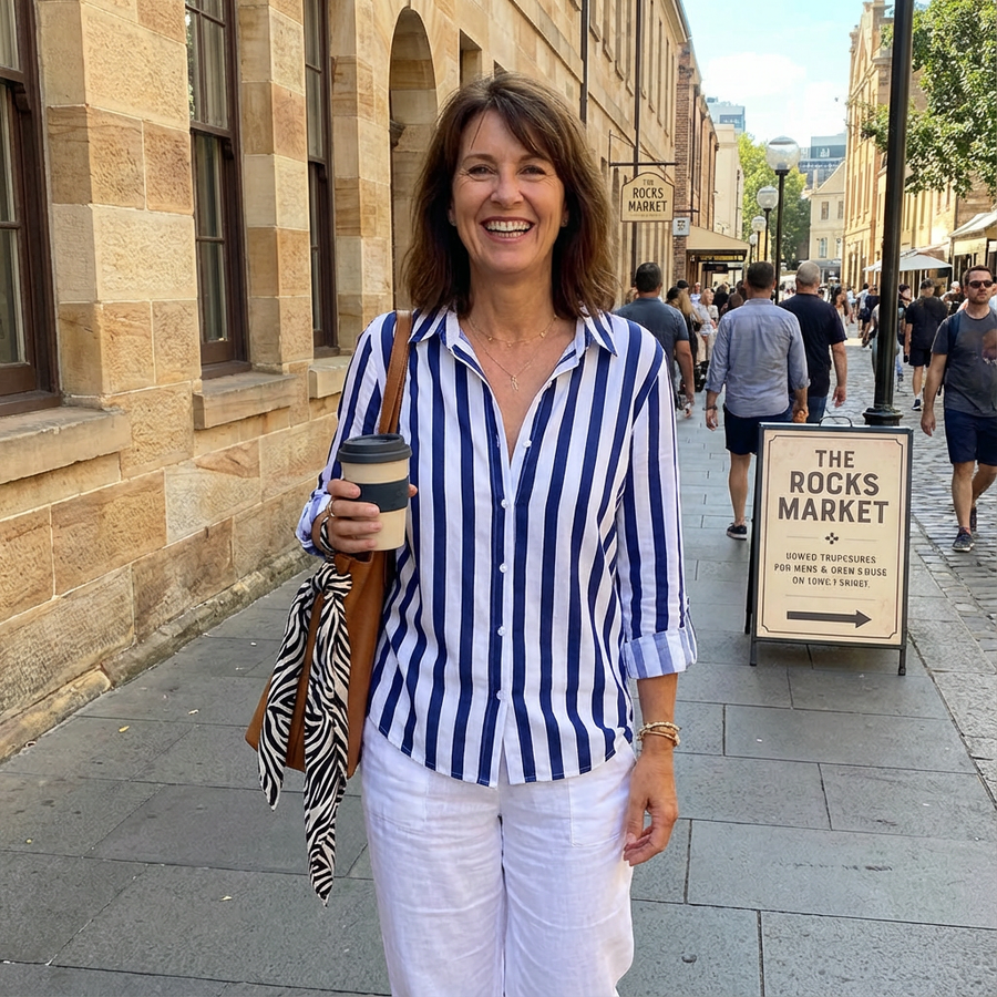 Madeleine - Relaxed Blouse With Effortless Style