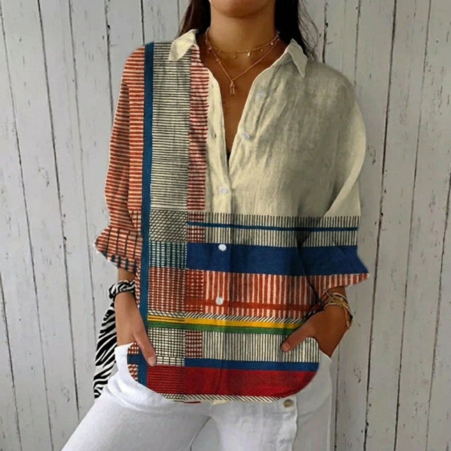 Freyja | Artistic Pattern Blouse
