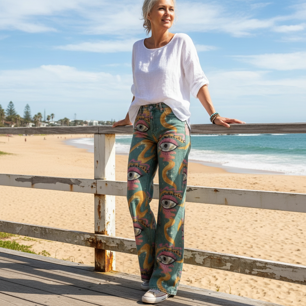 Millie™ - Boho Flower Print Pants