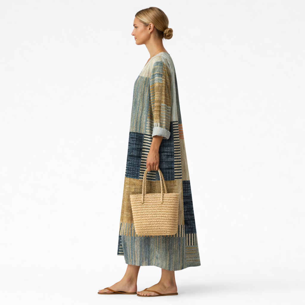 Anna™ | Chic Abstract Elegance Dress