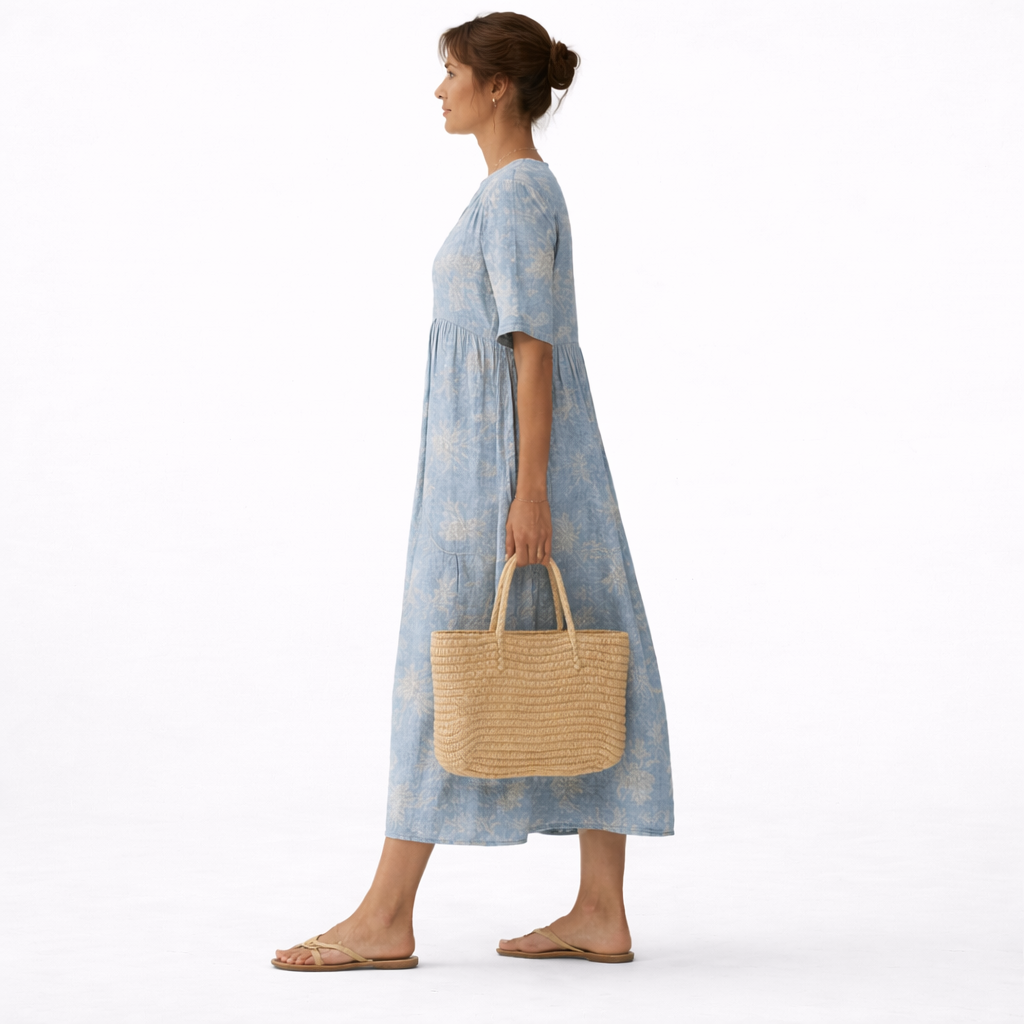 Alma™ | Chic Lagoon Elegance Dress