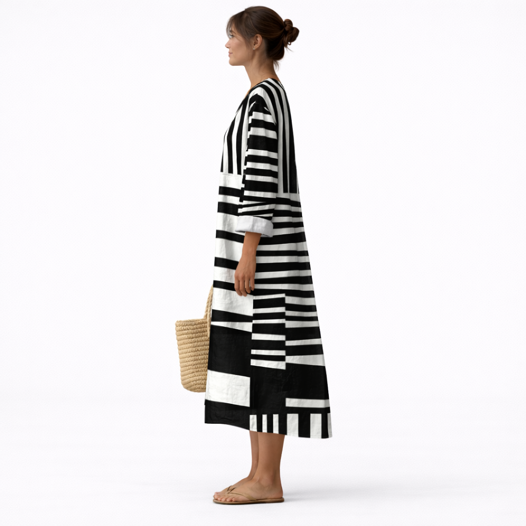 Lærke™ | Chic Graphic Dress