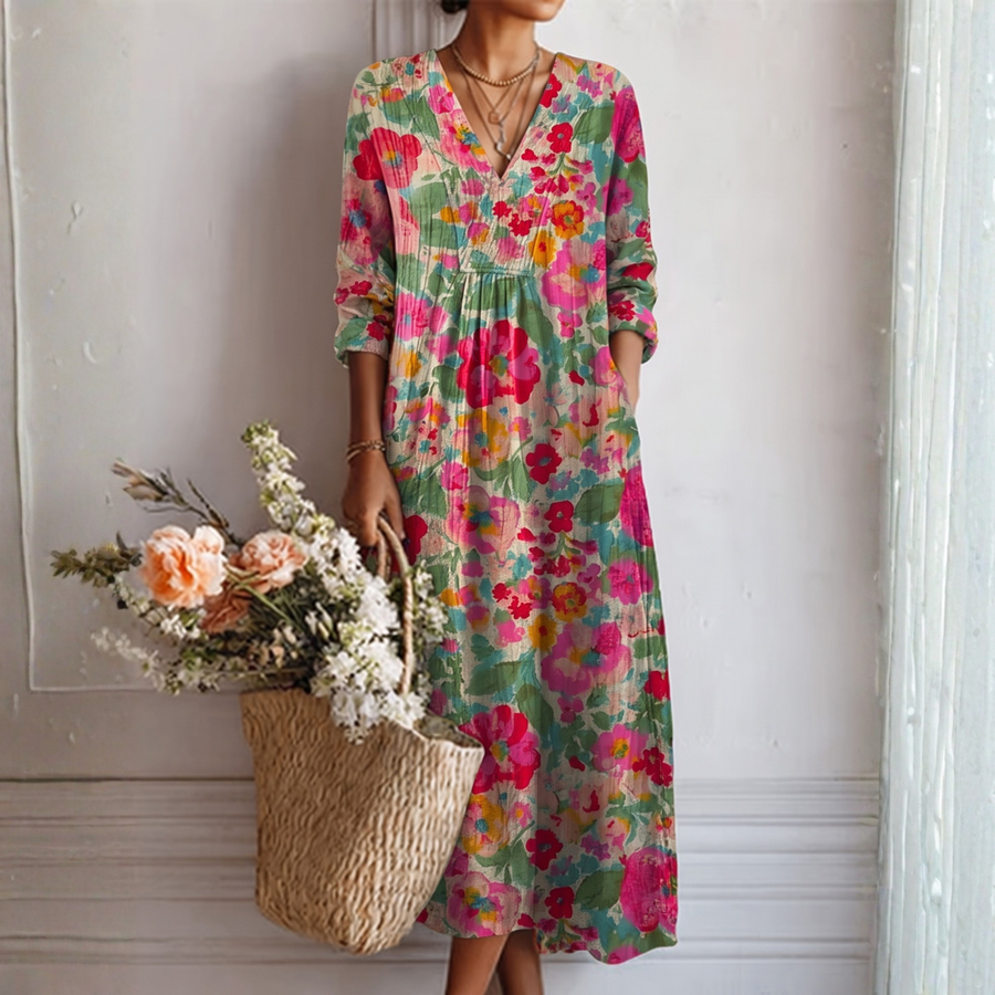 Reda™ | Everyday Floral Elegance Dress