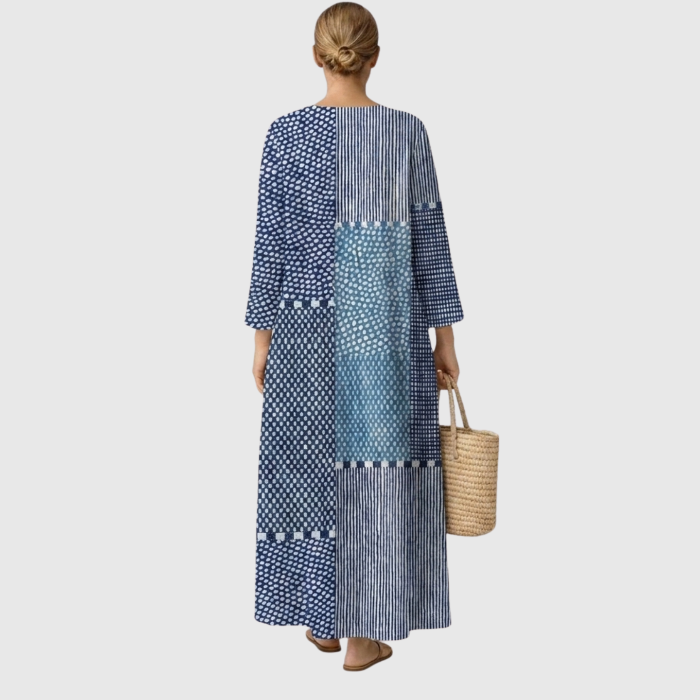 Esra™ | Elegant Floral Dress in Natural Style