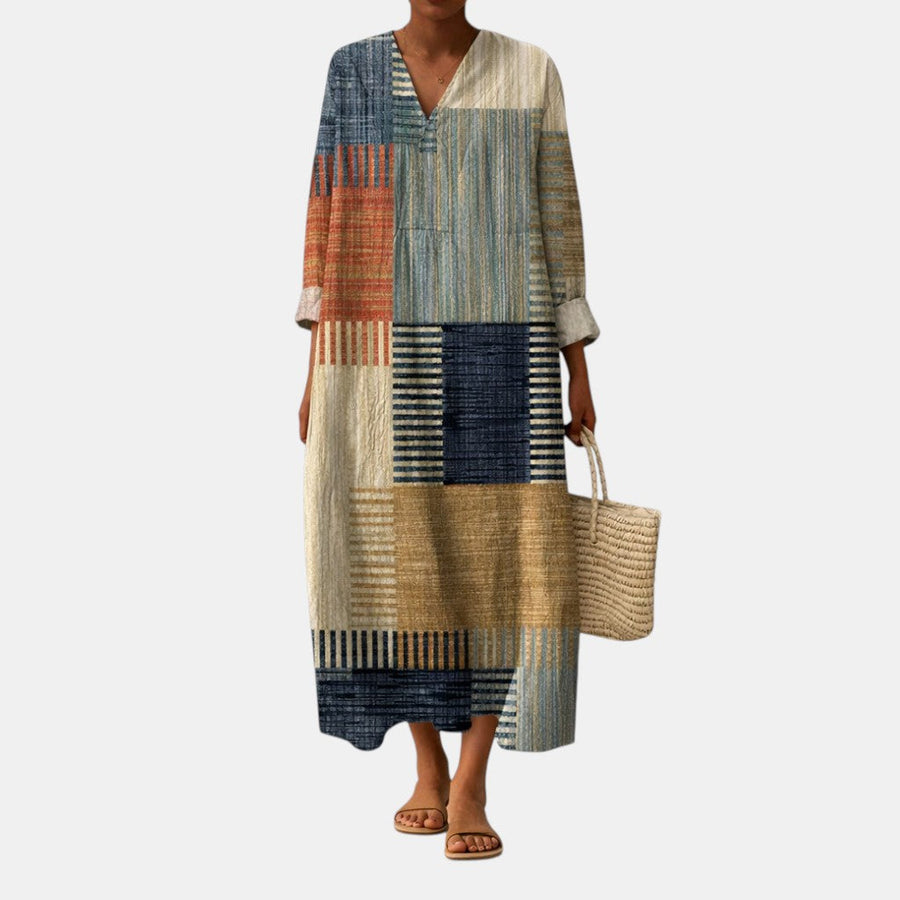 Anna™ | Chic Abstract Elegance Dress