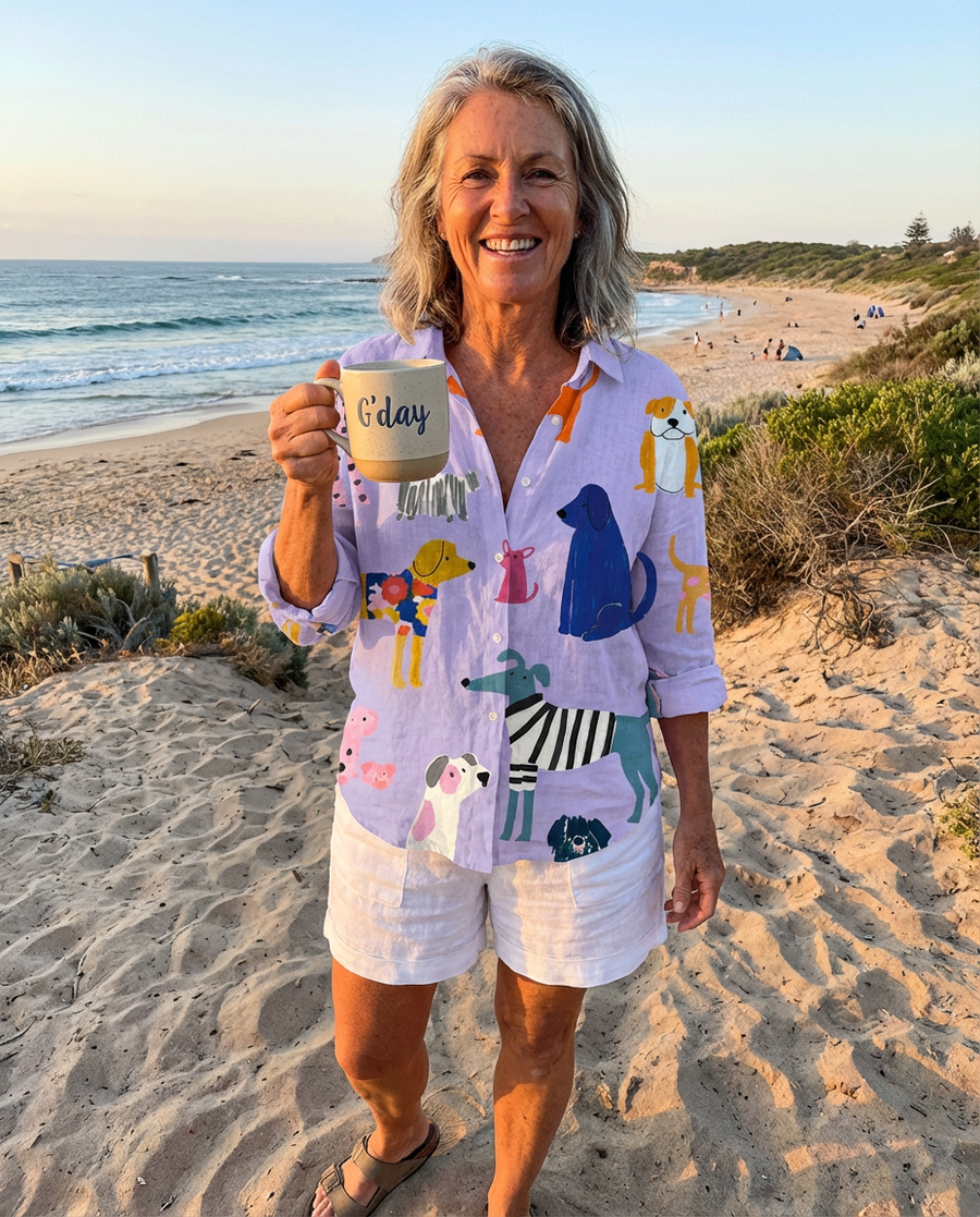 Florence | Playful Dogs Blouse