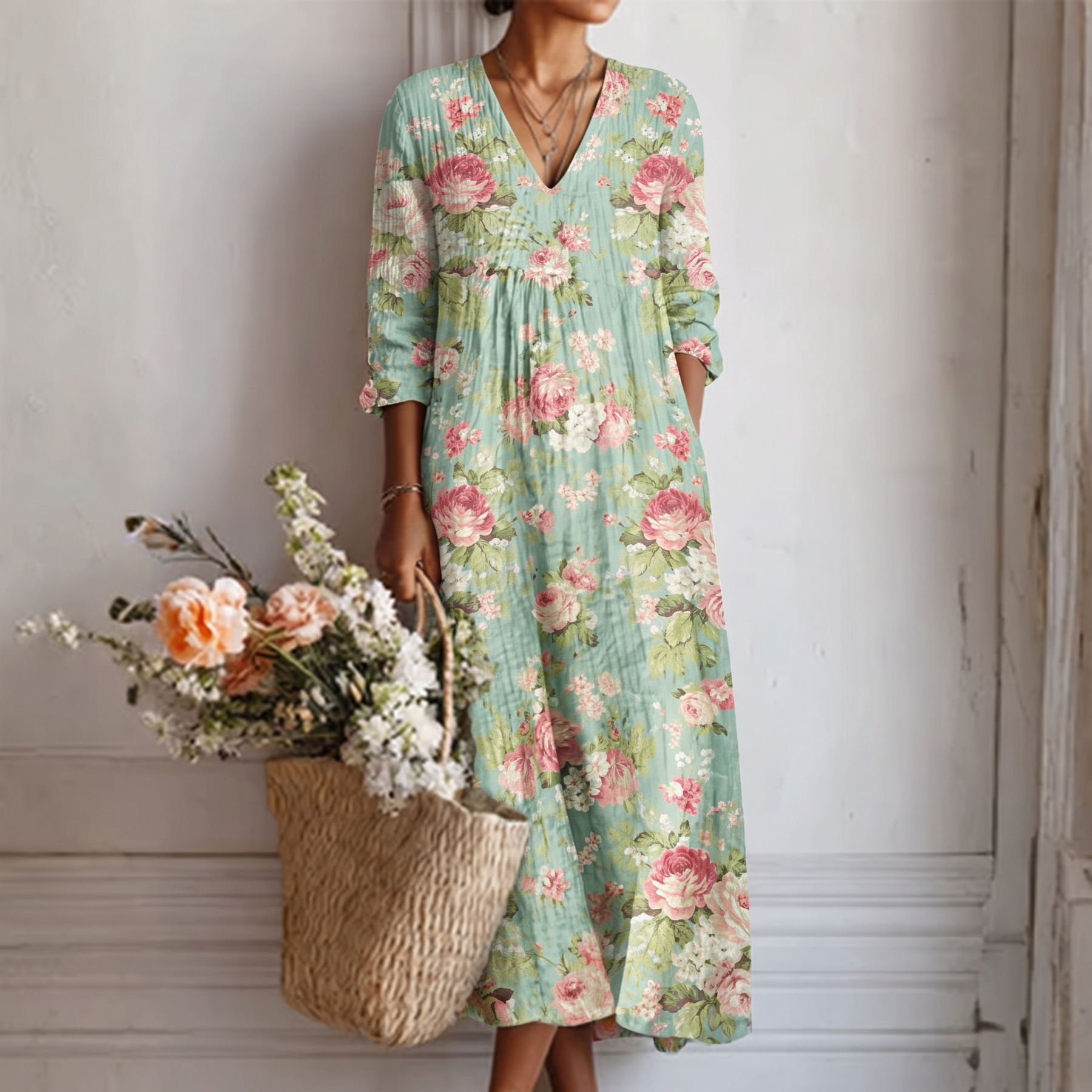Vilma™ | Graceful Floral Dress
