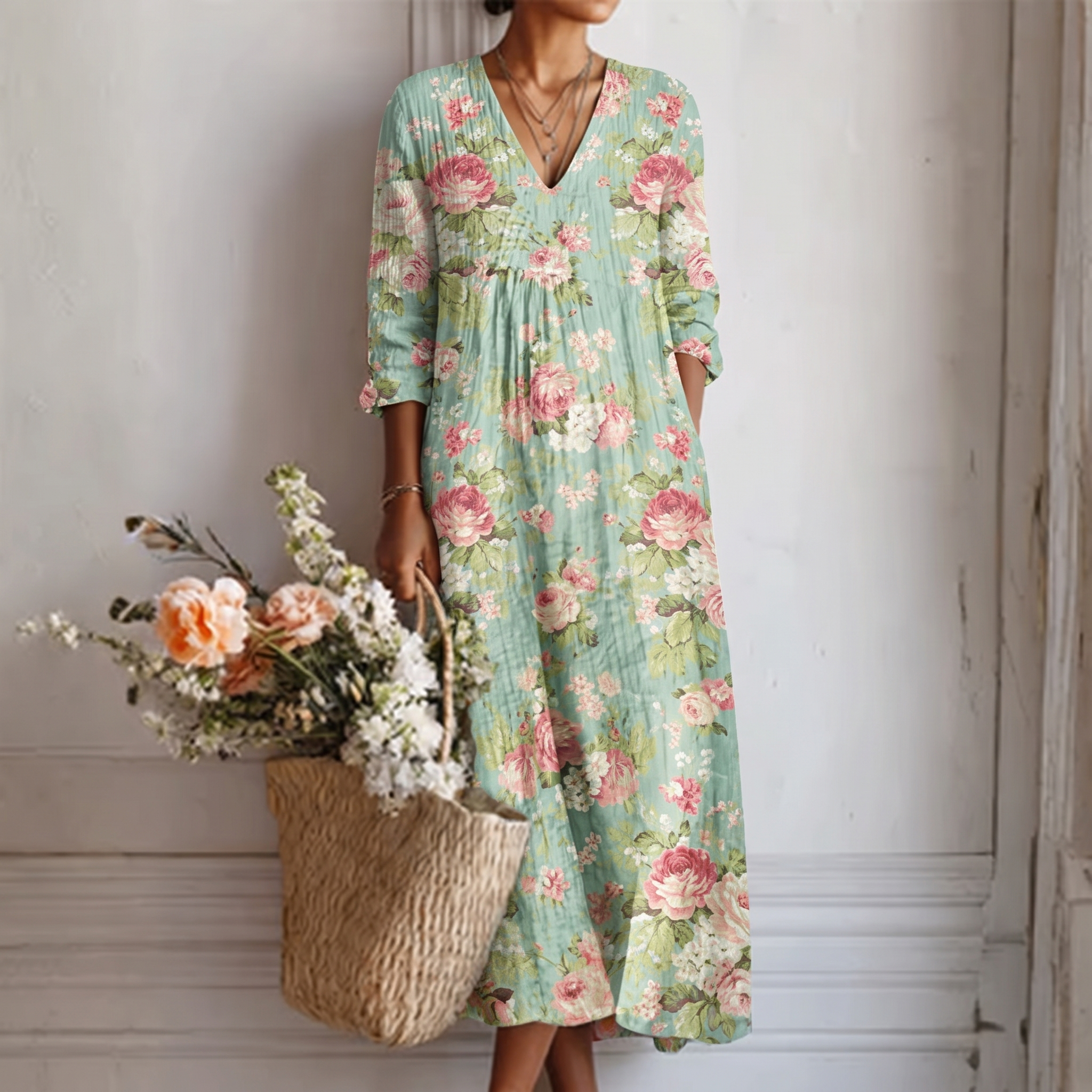 Vilma™ | Graceful Floral Dress
