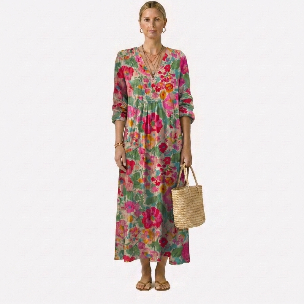 Reda™ | Everyday Floral Elegance Dress