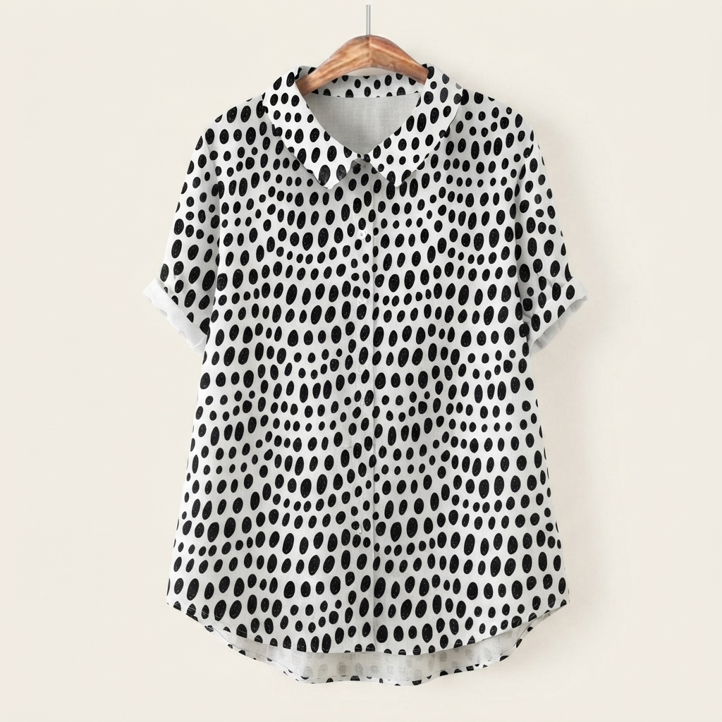 Agathe | Polka Dot Pattern Blouse
