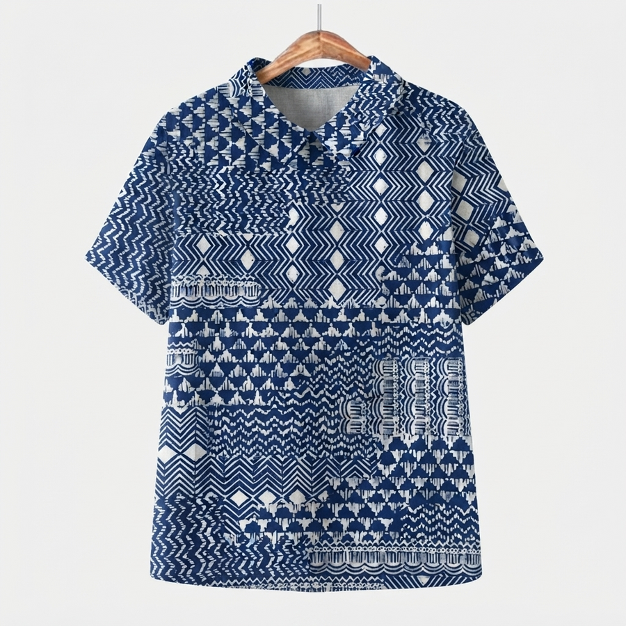 Amélie | Boho Chic Tribal Print Blouse