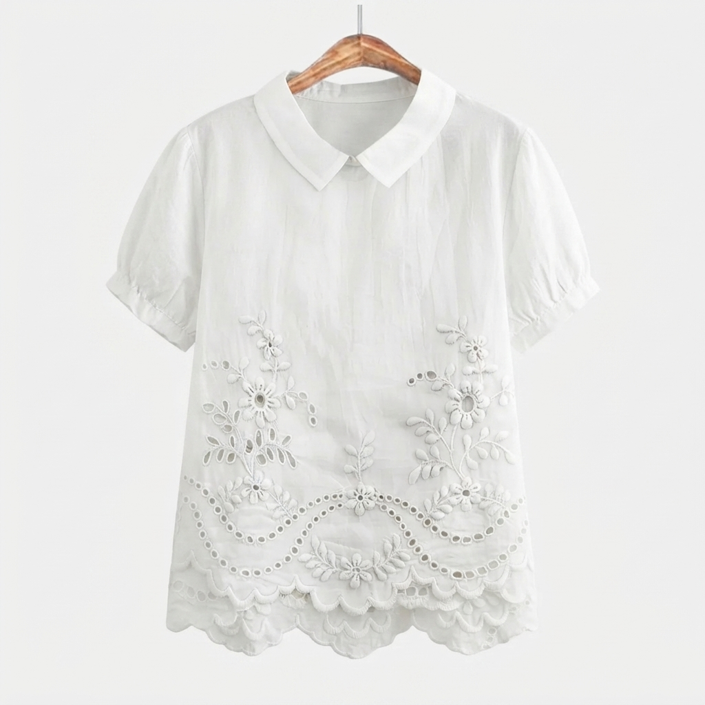 Adèle | Embroidered Top