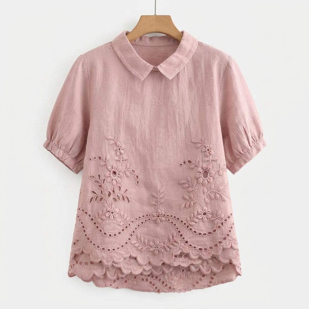 Adèle | Embroidered Top