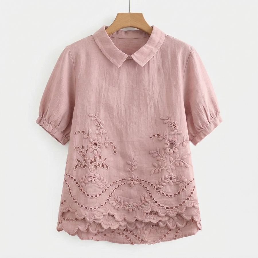 Adèle | Embroidered Top
