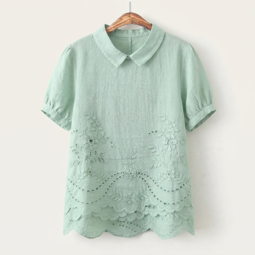 Adèle | Embroidered Top