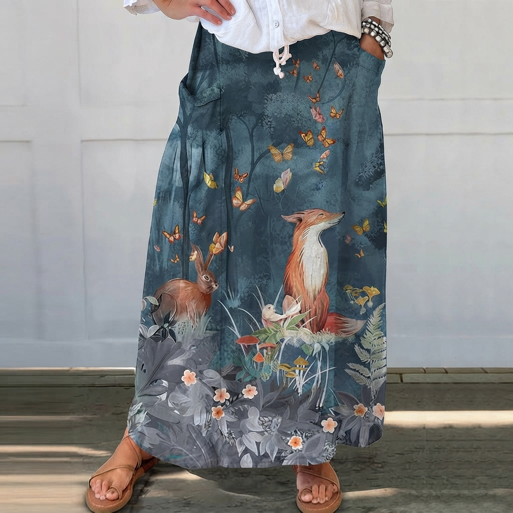 Judy | Elegant Flowing Skirt