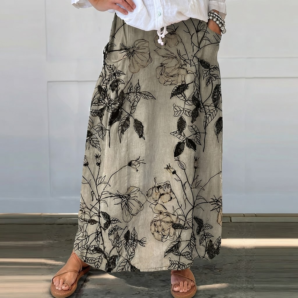 Anne | Elegant Flowing Skirt